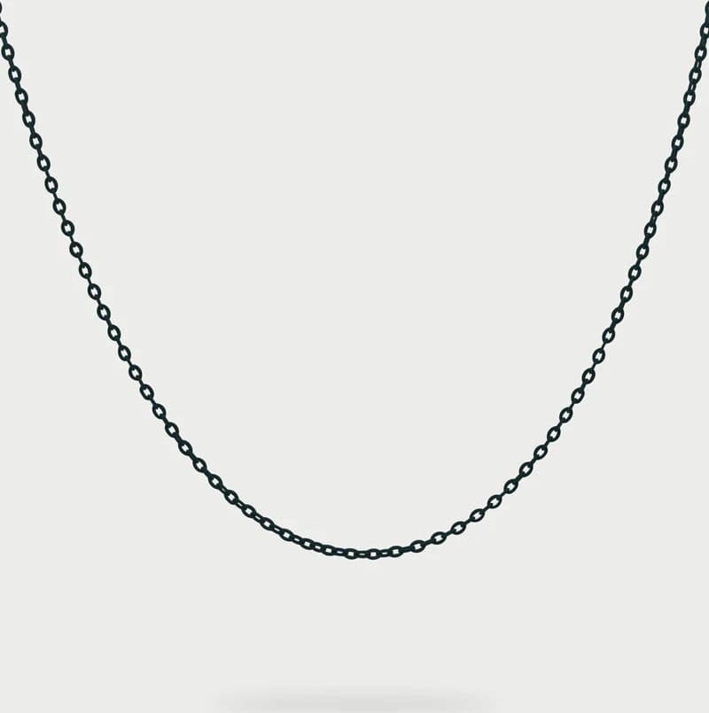 Rue des Mille  -  Collana Girocollo smaltato chain base Vernice Nera