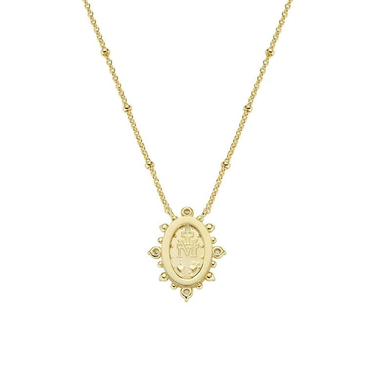 Amen  -  Collana in Ottone Dorato Luce Miracolosa - 2