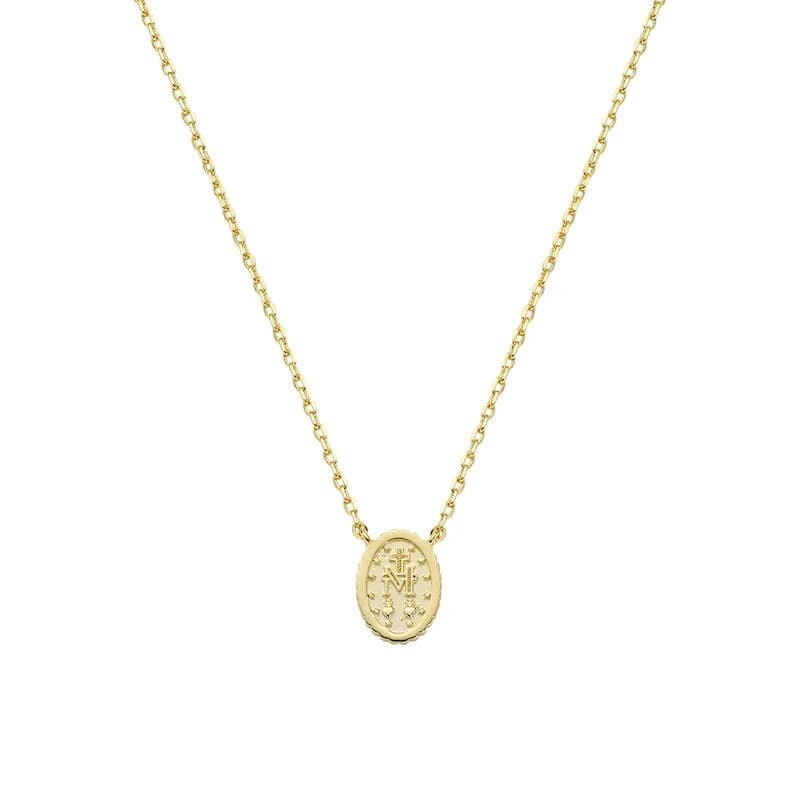 Amen  -  Collana in Ottone Dorato con Miracolosa - 2
