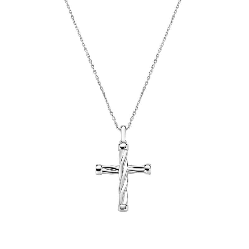 Amen  -  Collana in Ottone Croce a Corda - 2