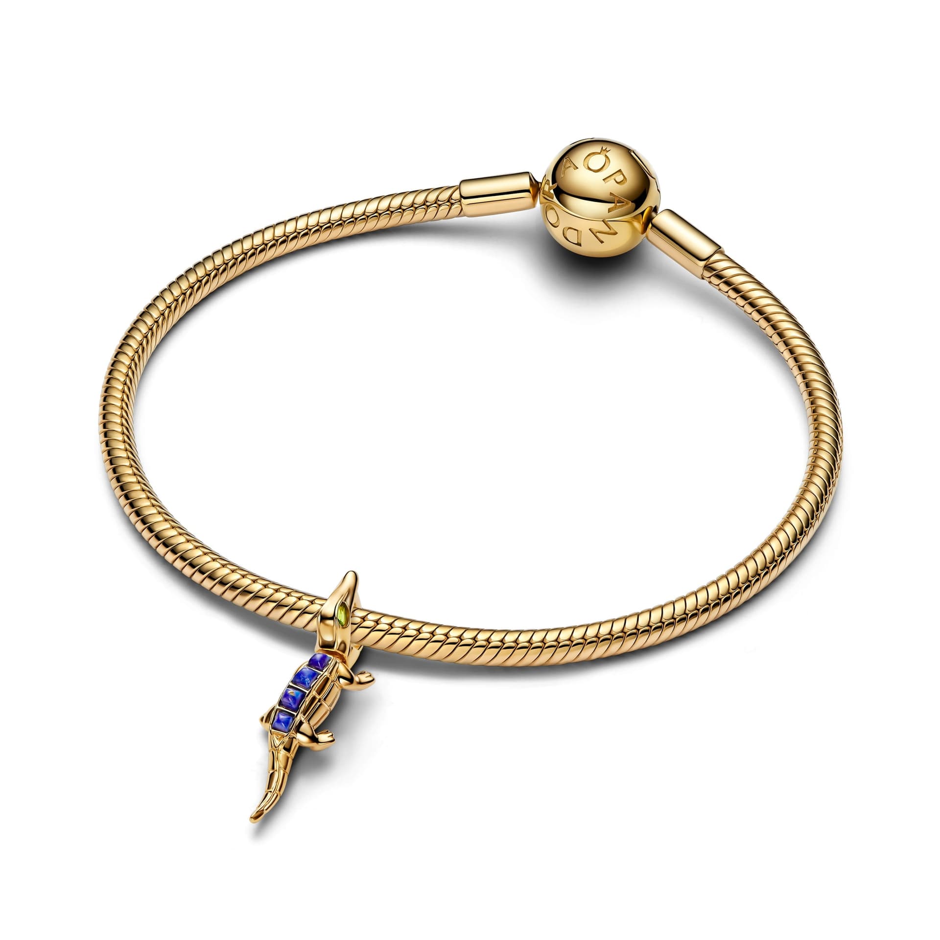 Pandora   Charm Coccodrillo Esclusiva lega metallica rifinita in Oro - 3