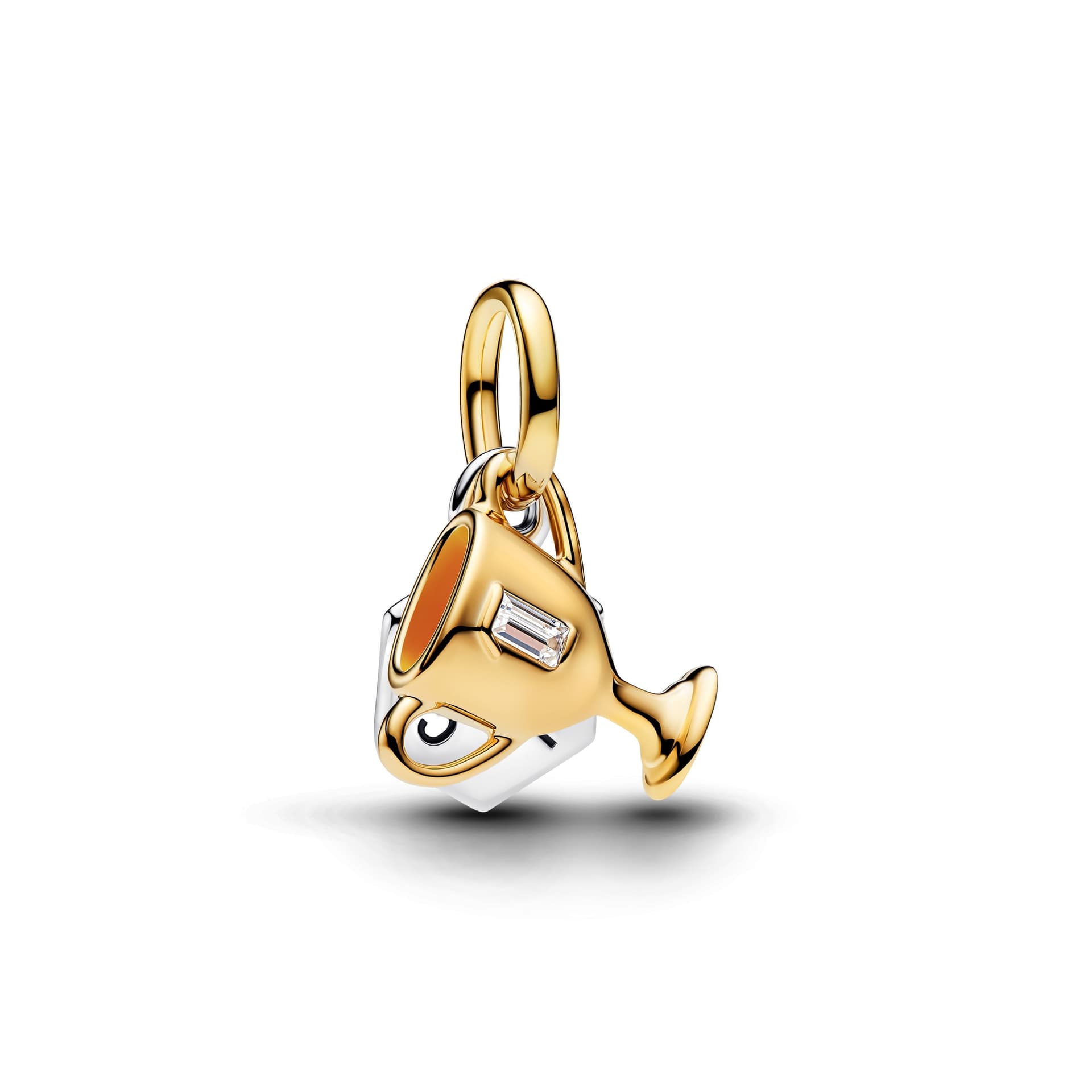 Pandora   Charm Pendente Trofeo da incidere Argento, lega metallica rifinita in Oro - 2