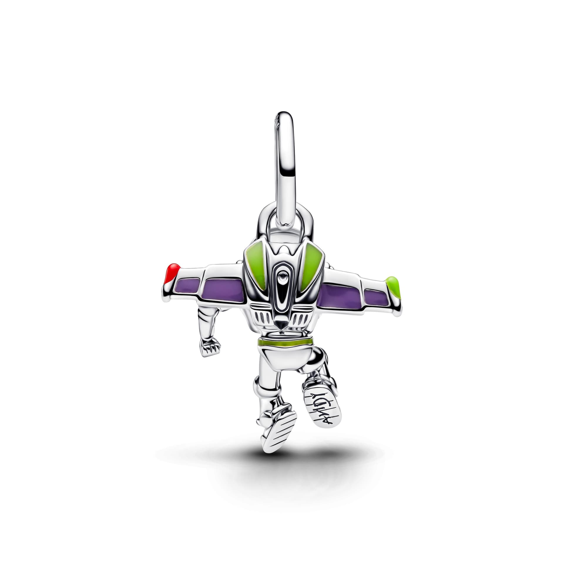 Pandora   Charm Buzz Lightyear ,Disney Pixar, Toy Story, Argento - 2