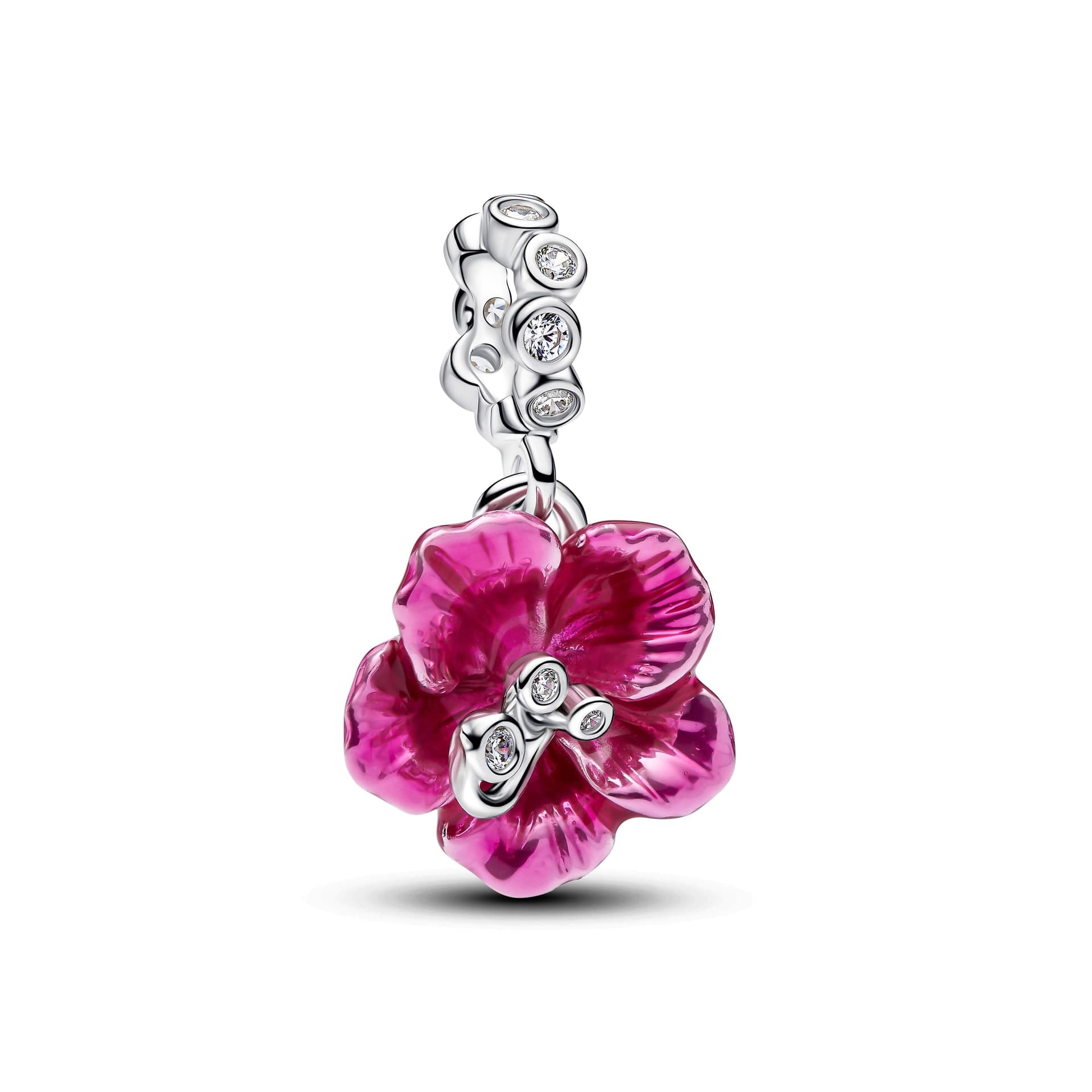 Pandora   Charm Pendente Fiore di Ibisco Argento - 2