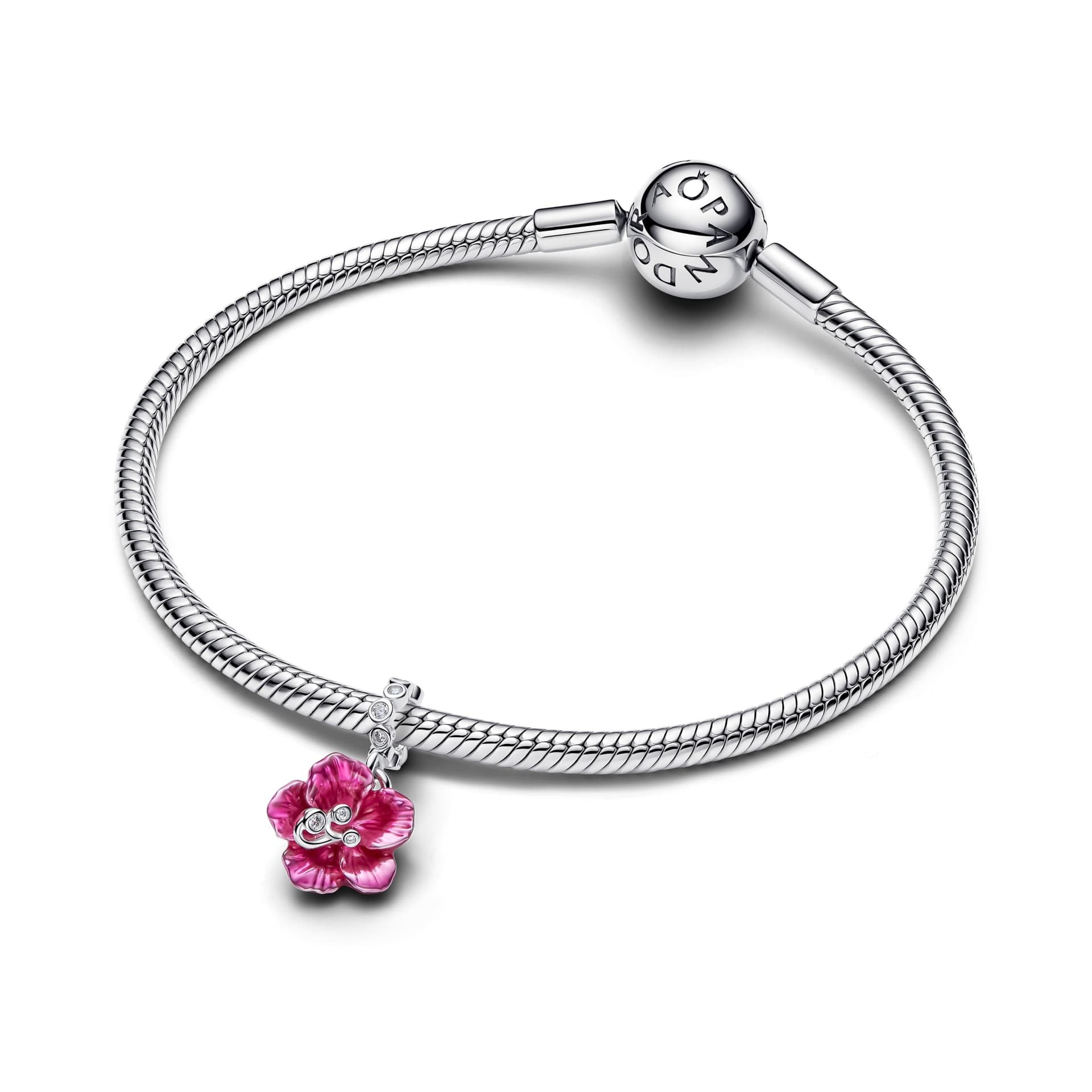 Pandora   Charm Pendente Fiore di Ibisco Argento - 3