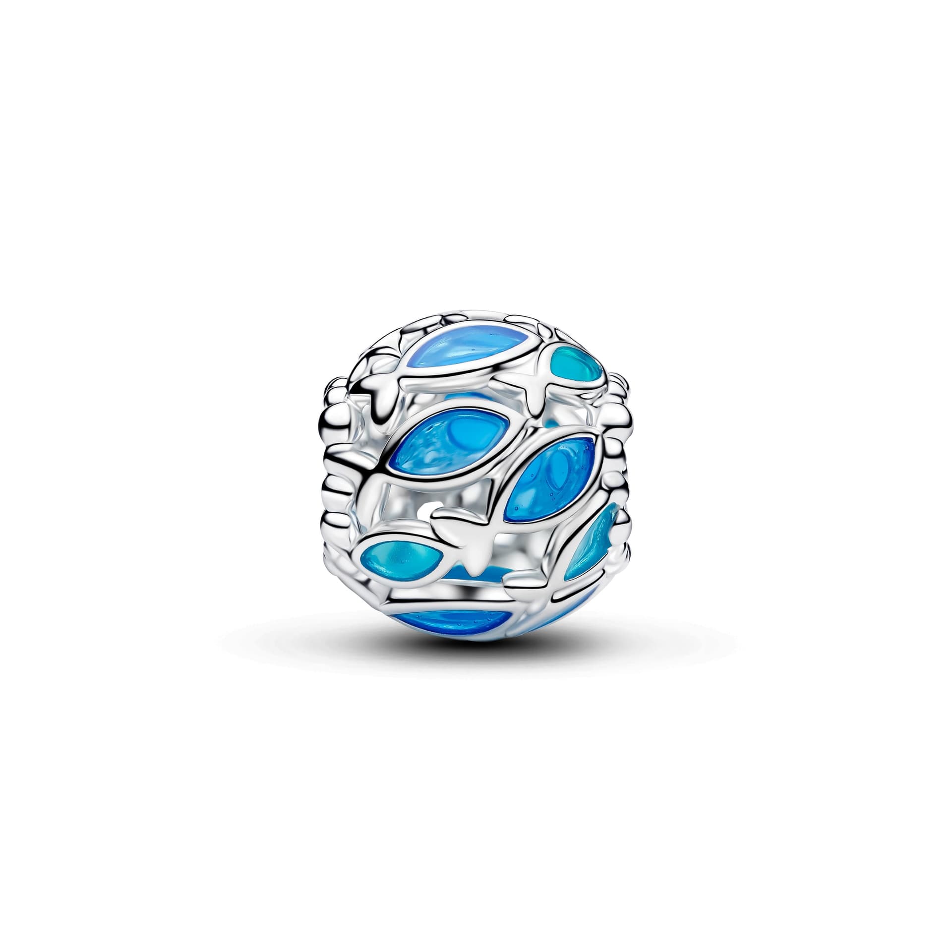 Pandora   Charm Openwork Pesciolini nel mare Argento - 2