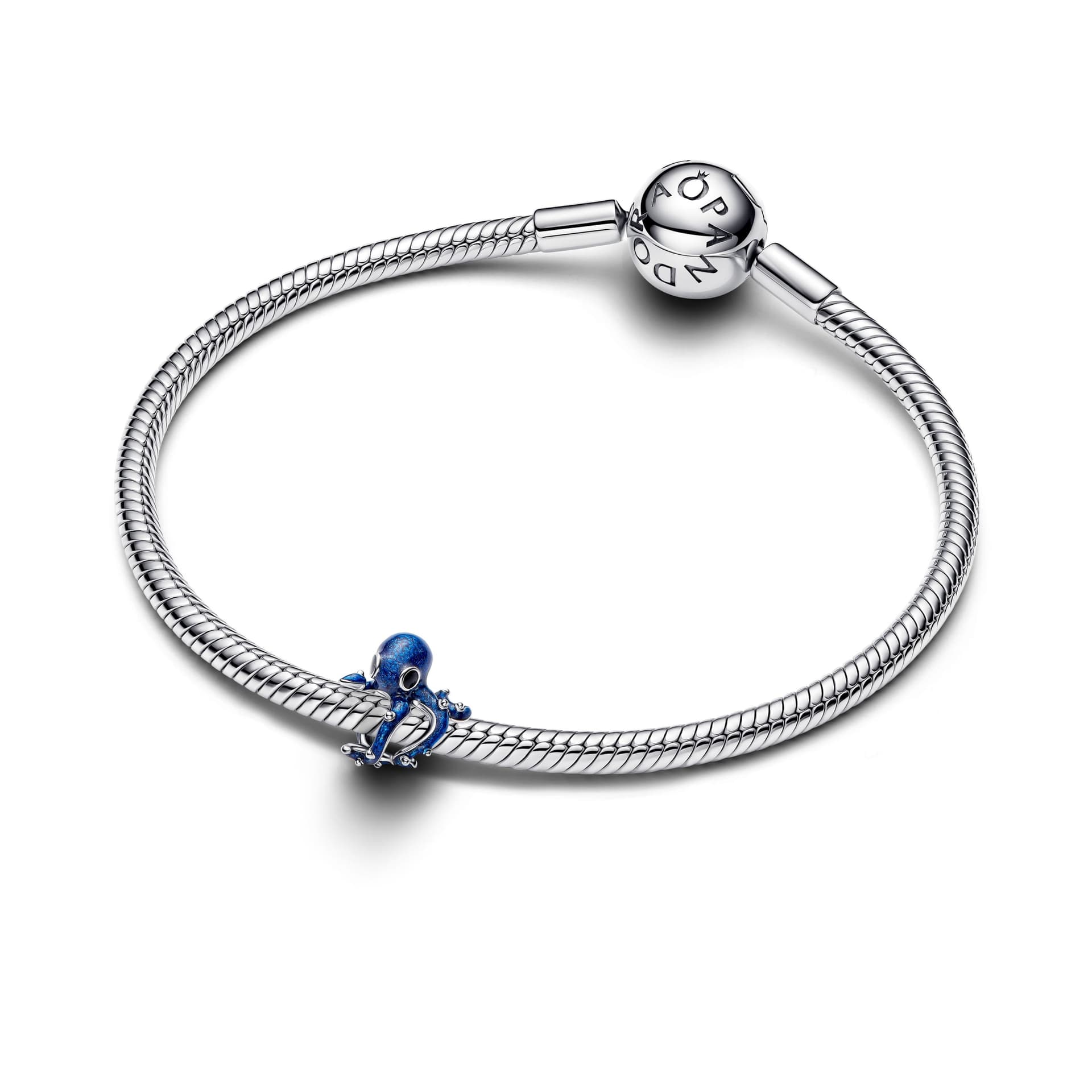 Pandora   Charm Polpo Blu Argento - 3