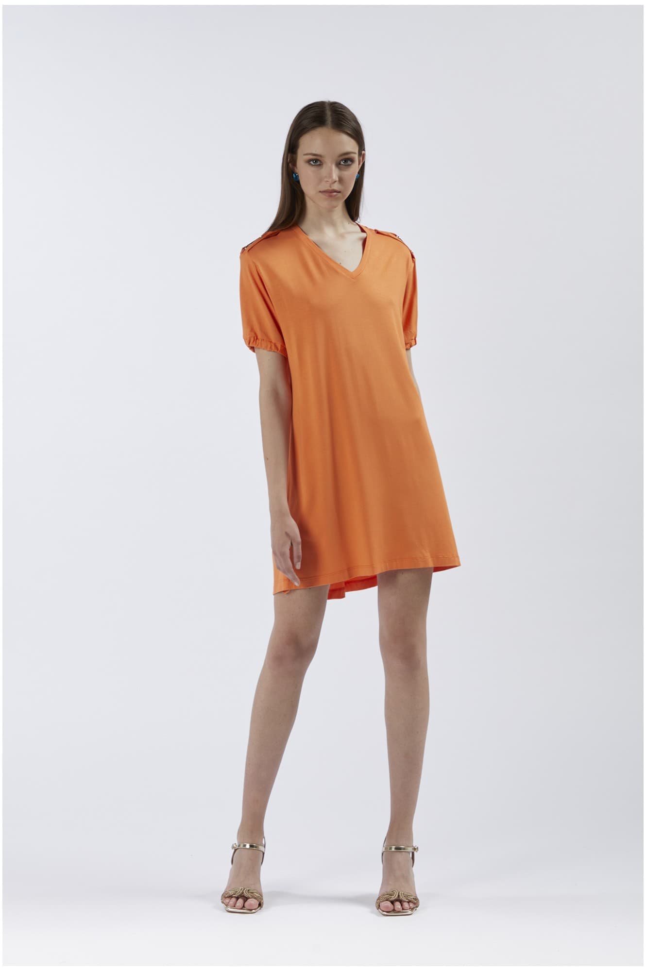 MAXY T-SHIRT CON PLACCHETTE ALLE SPALLE - 4