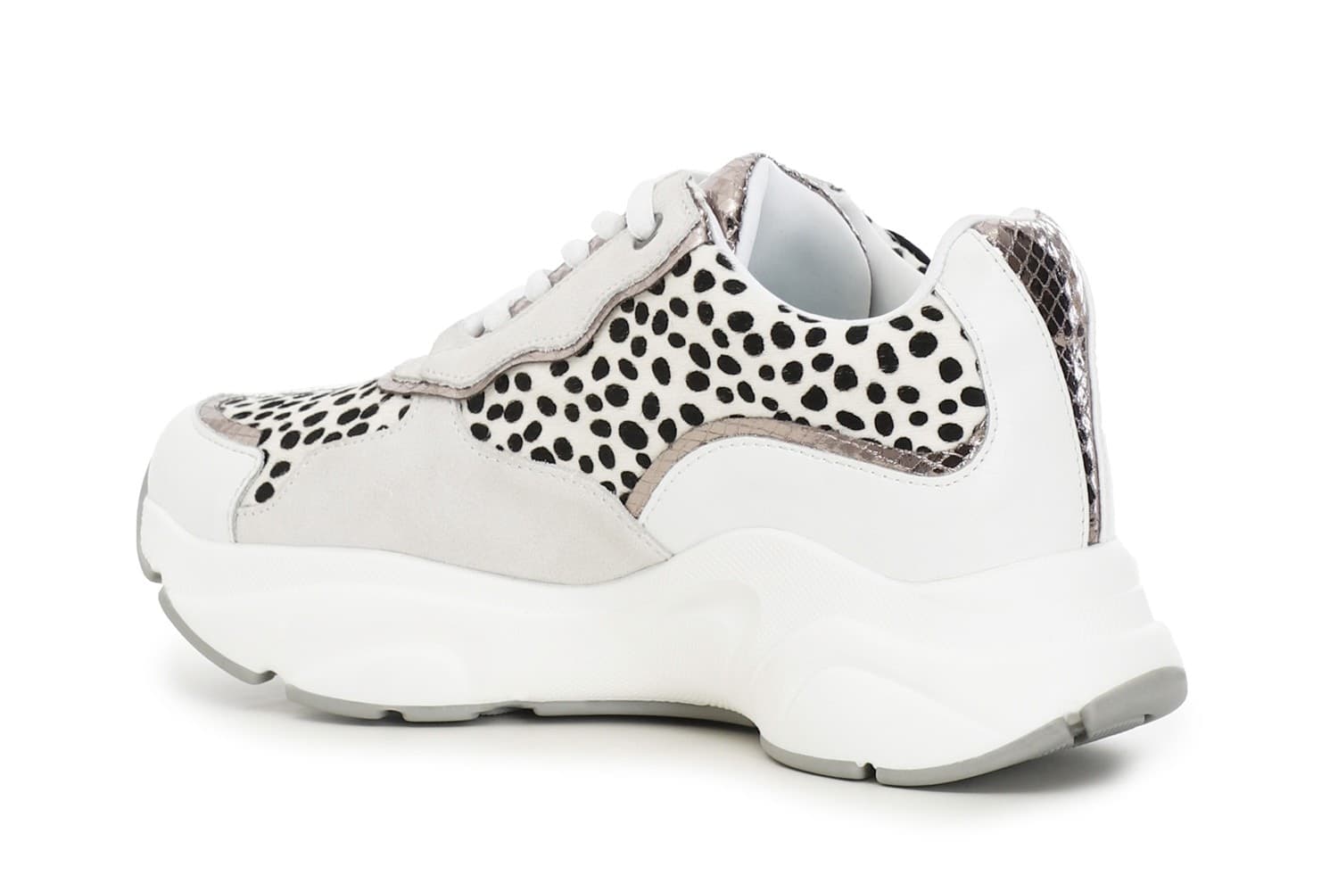 SNEAKERS IN PELLE E CAVALLINO - 5