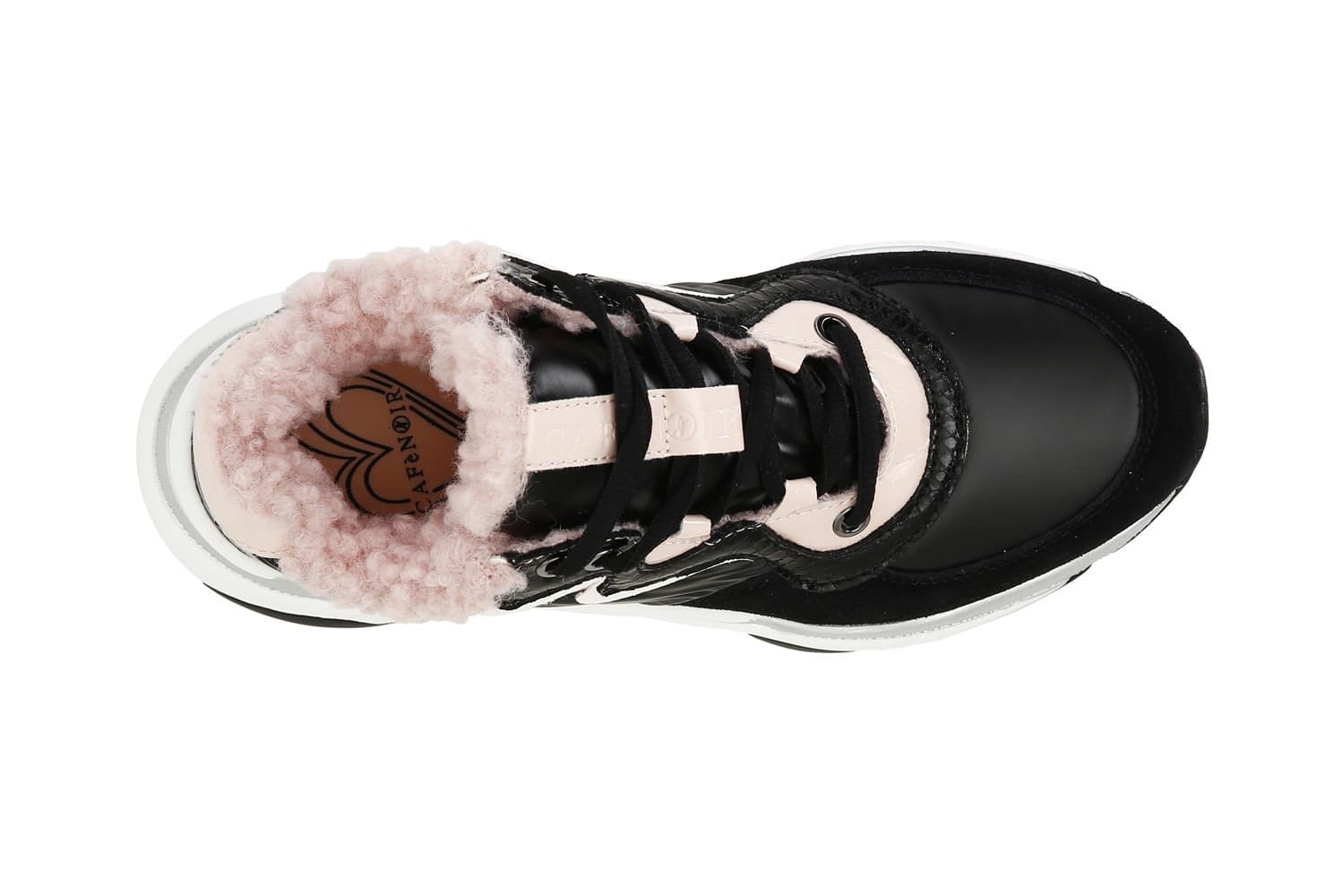 SNEAKERS IN NYLON E PELLE SCAMOSCIATA - 3