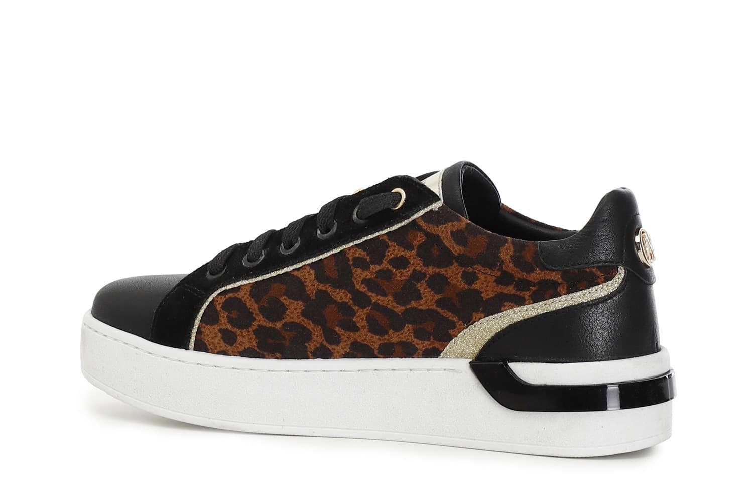 SNEAKERS IN PELLE CON ACCESSORIO - 4