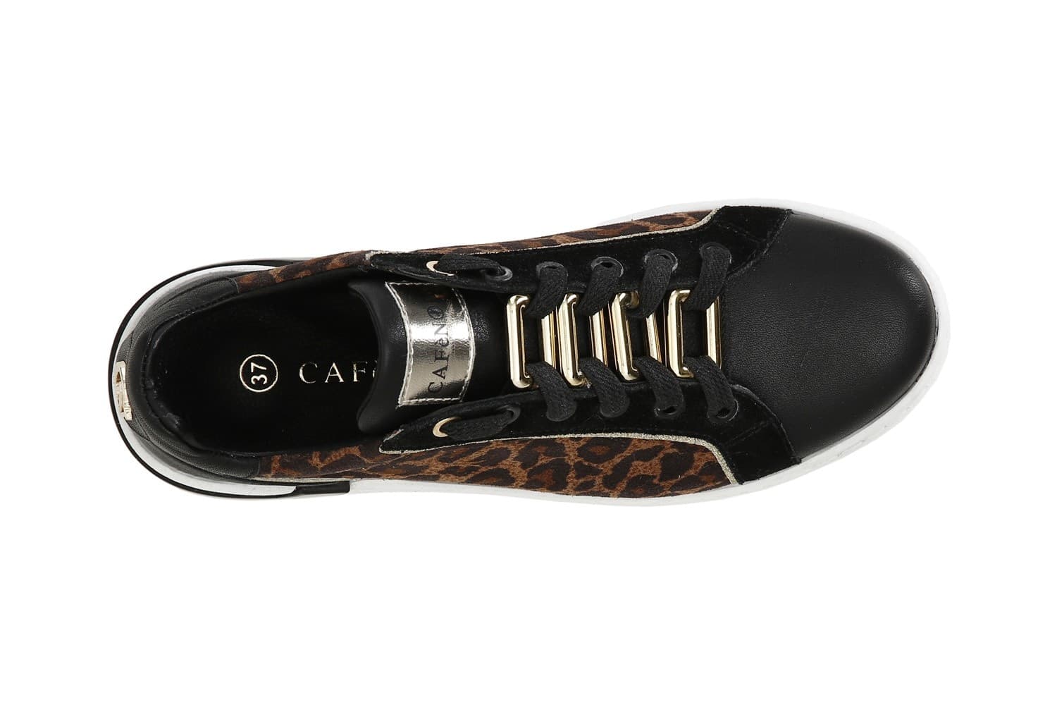 SNEAKERS IN PELLE CON ACCESSORIO - 5