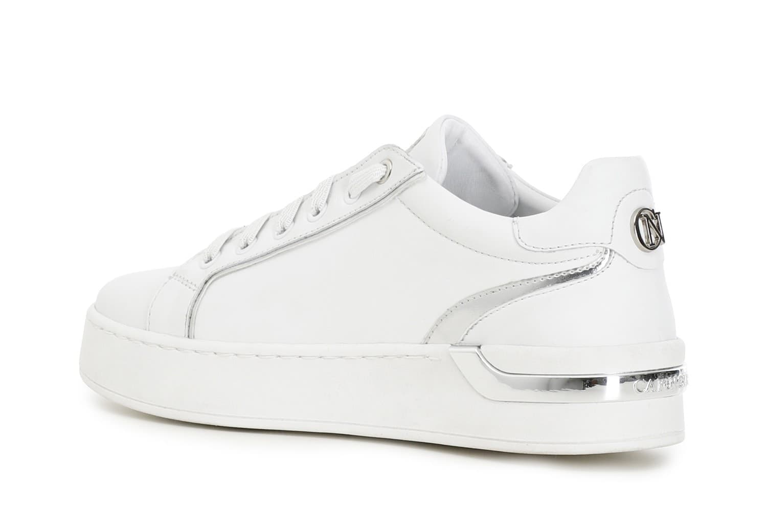 SNEAKERS IN PELLE CON ACCESSORIO - 7