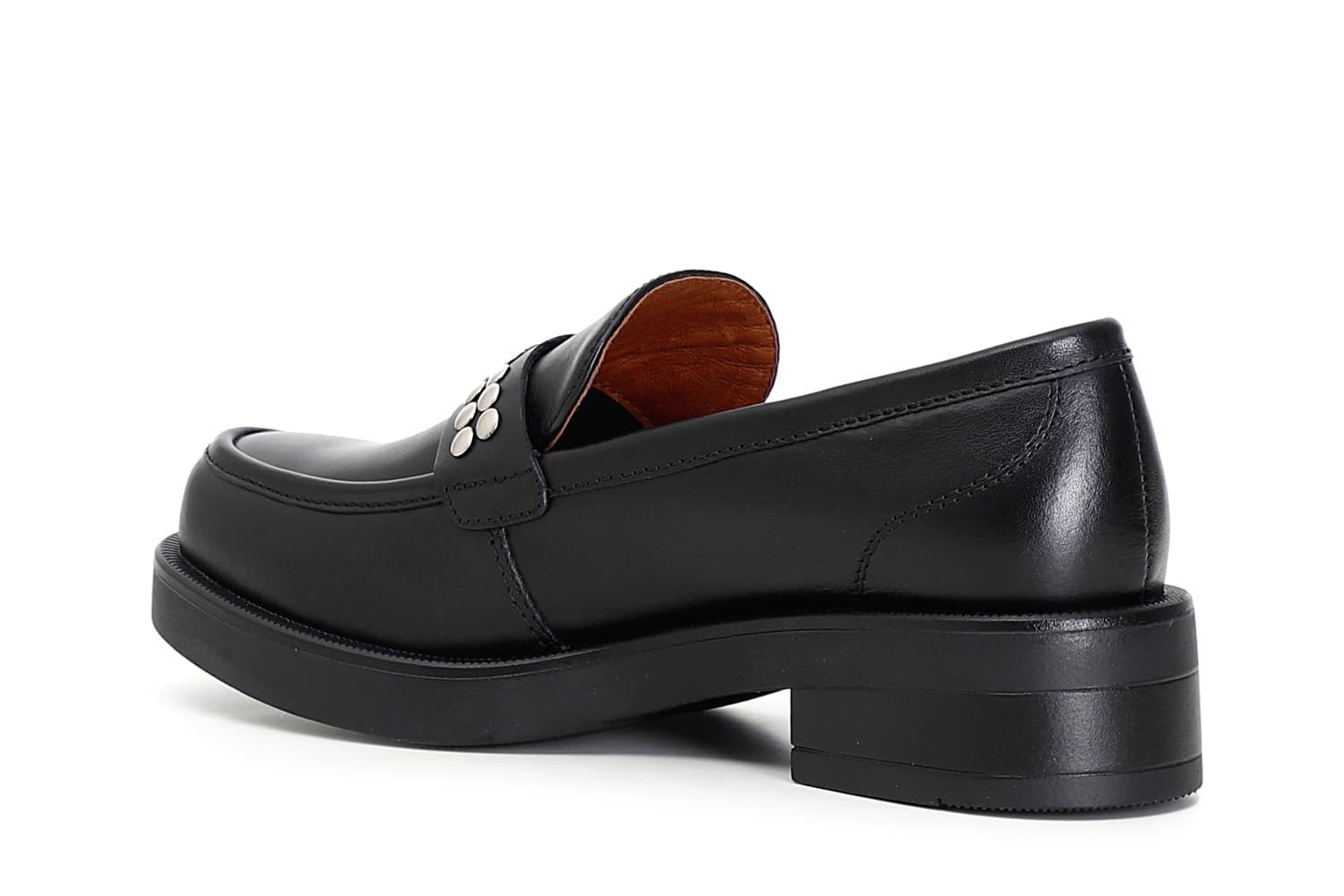 MOCASSINO IN PELLE CON ACCESSORIO - 2