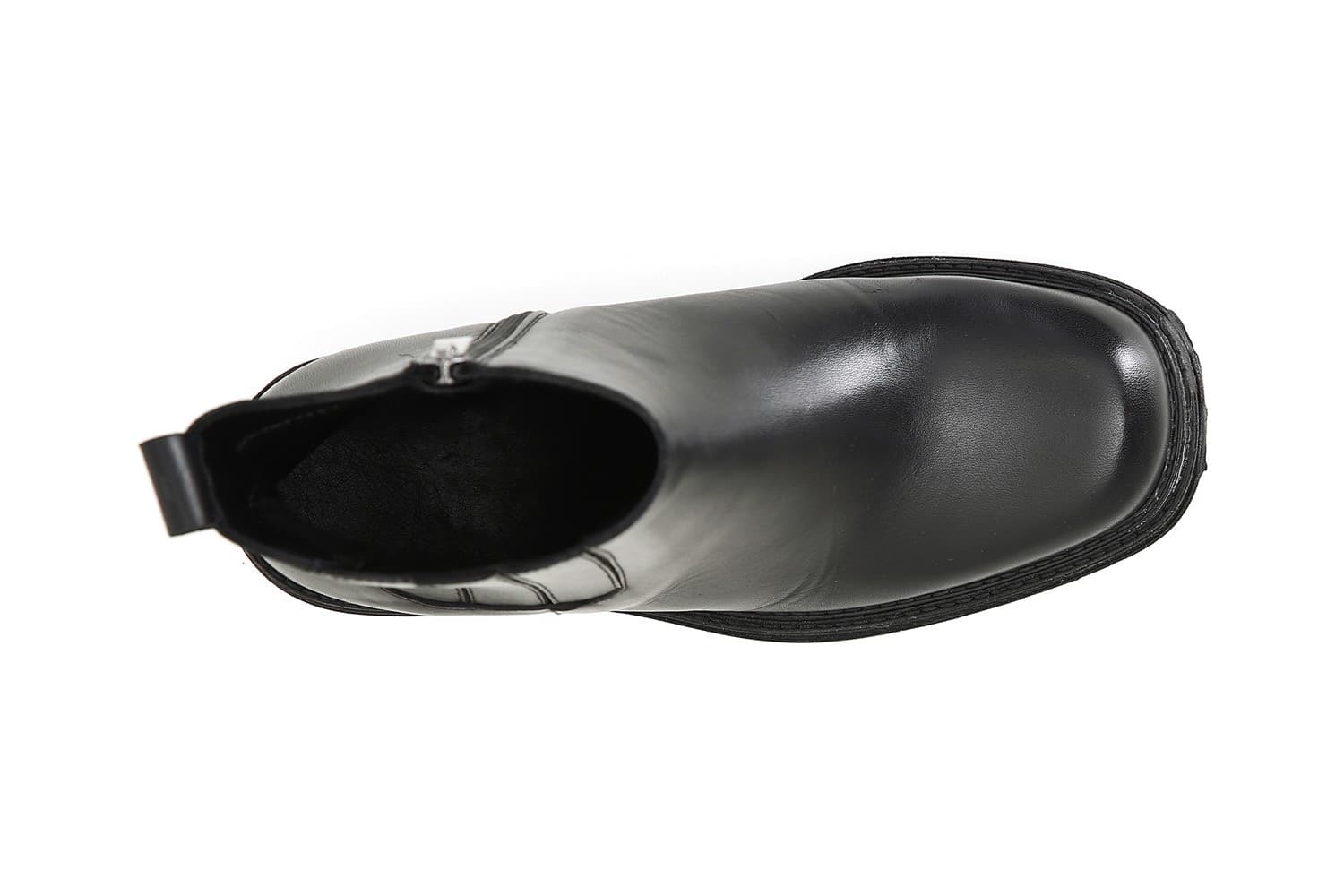 TRONCHETTO CAVIGLIA IN PELLE CON ELASTICO - 3