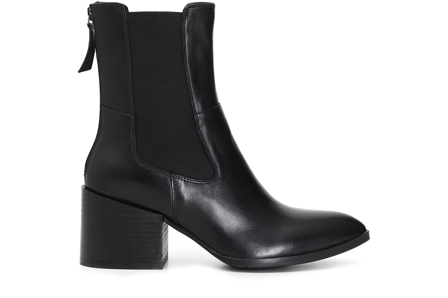 TRONCHETTO IN PELLE CON ELASTICO - 3