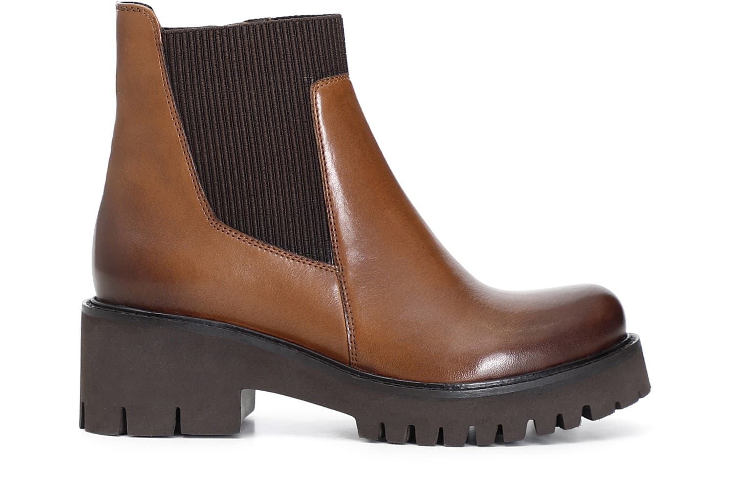TRONCHETTO IN PELLE CON ELASTICO - 5