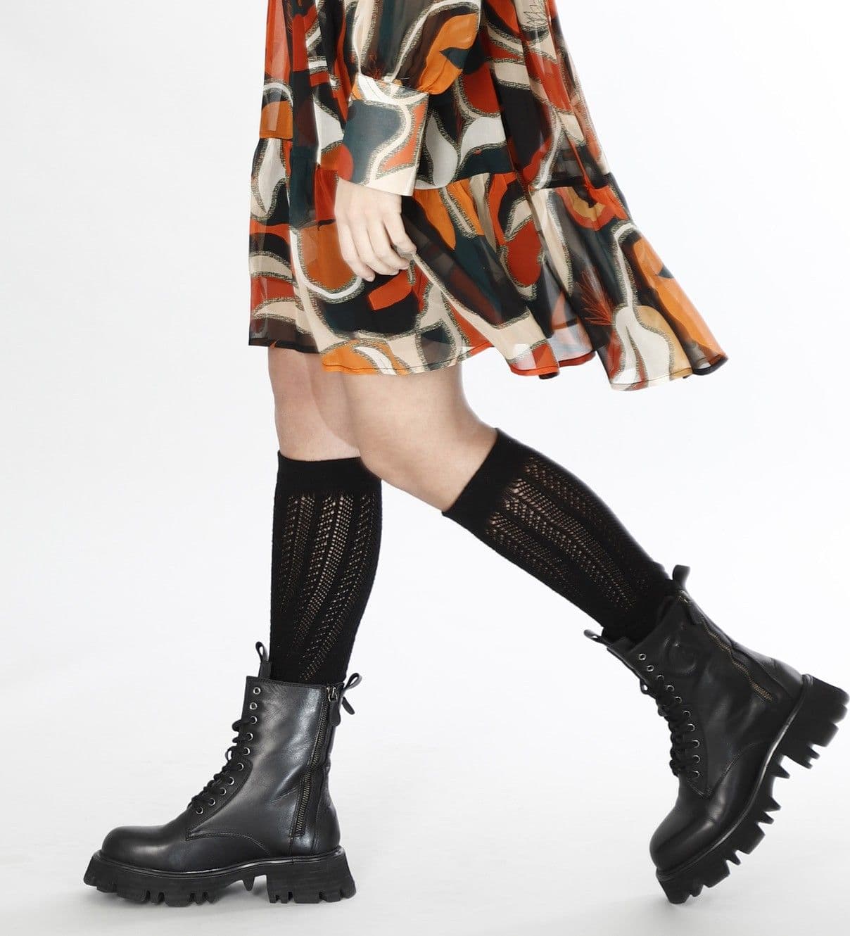 ABITO A BALZE GEORGETTE STAMPATA - 3
