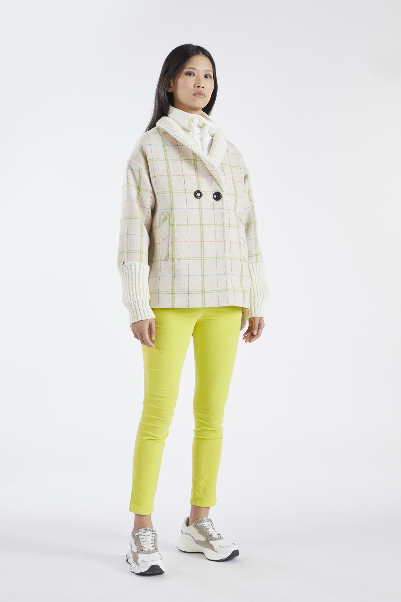 CAPPOTTO A QUADRI CON POLSI - 6