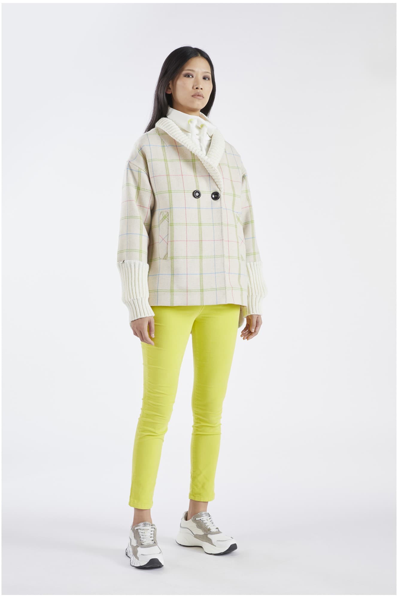 CAPPOTTO A QUADRI CON POLSI - 6