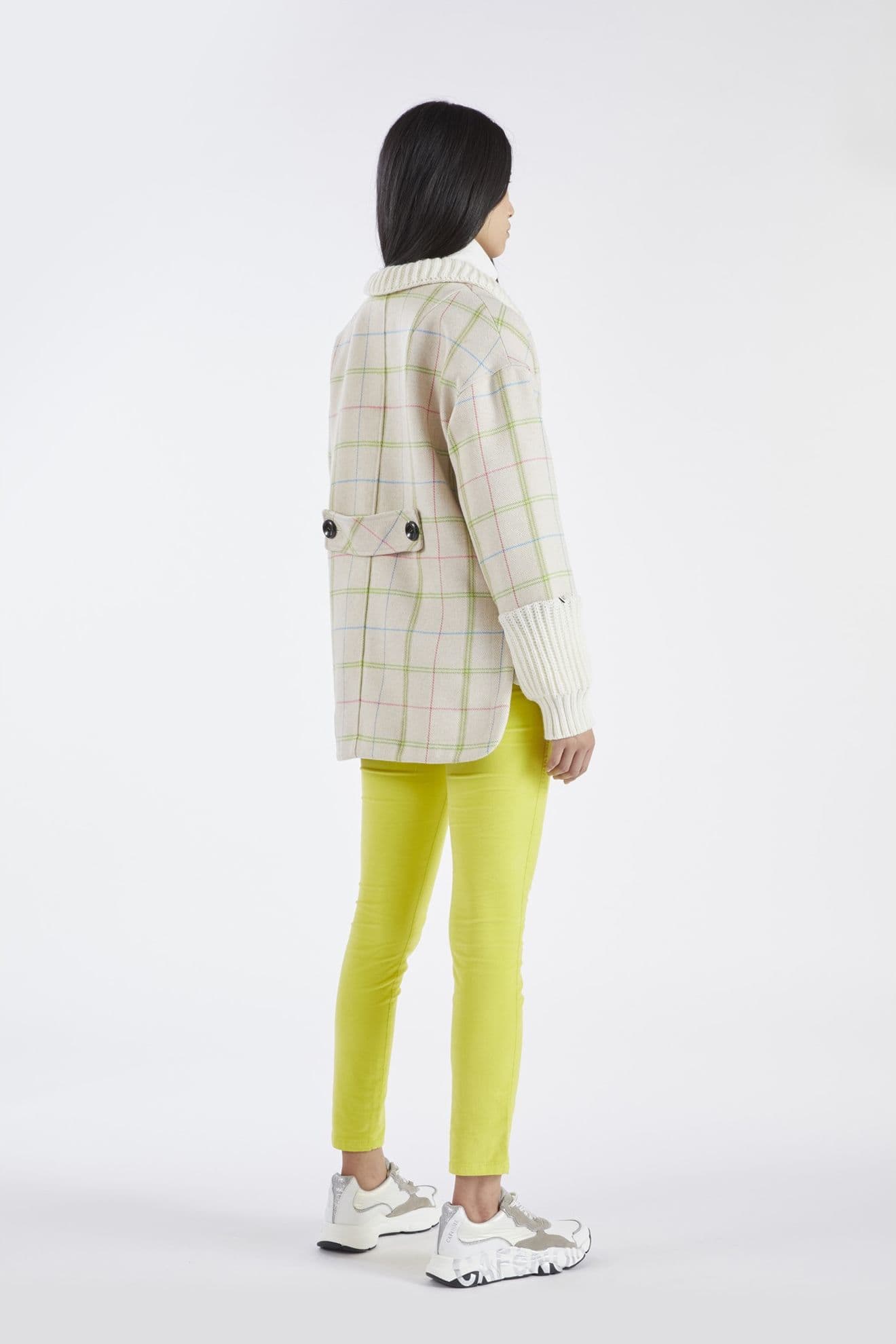 CAPPOTTO A QUADRI CON POLSI - 2