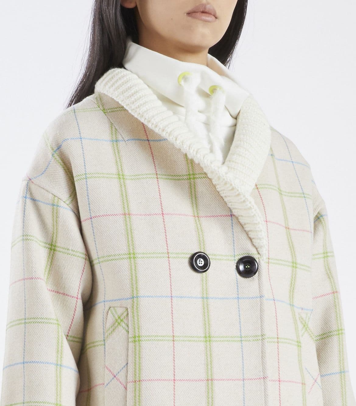 CAPPOTTO A QUADRI CON POLSI - 3