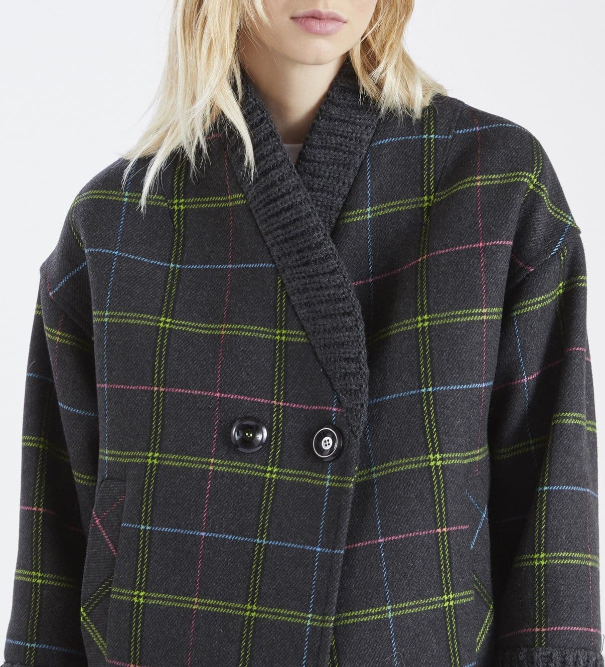 CAPPOTTO A QUADRI CON POLSI - 5