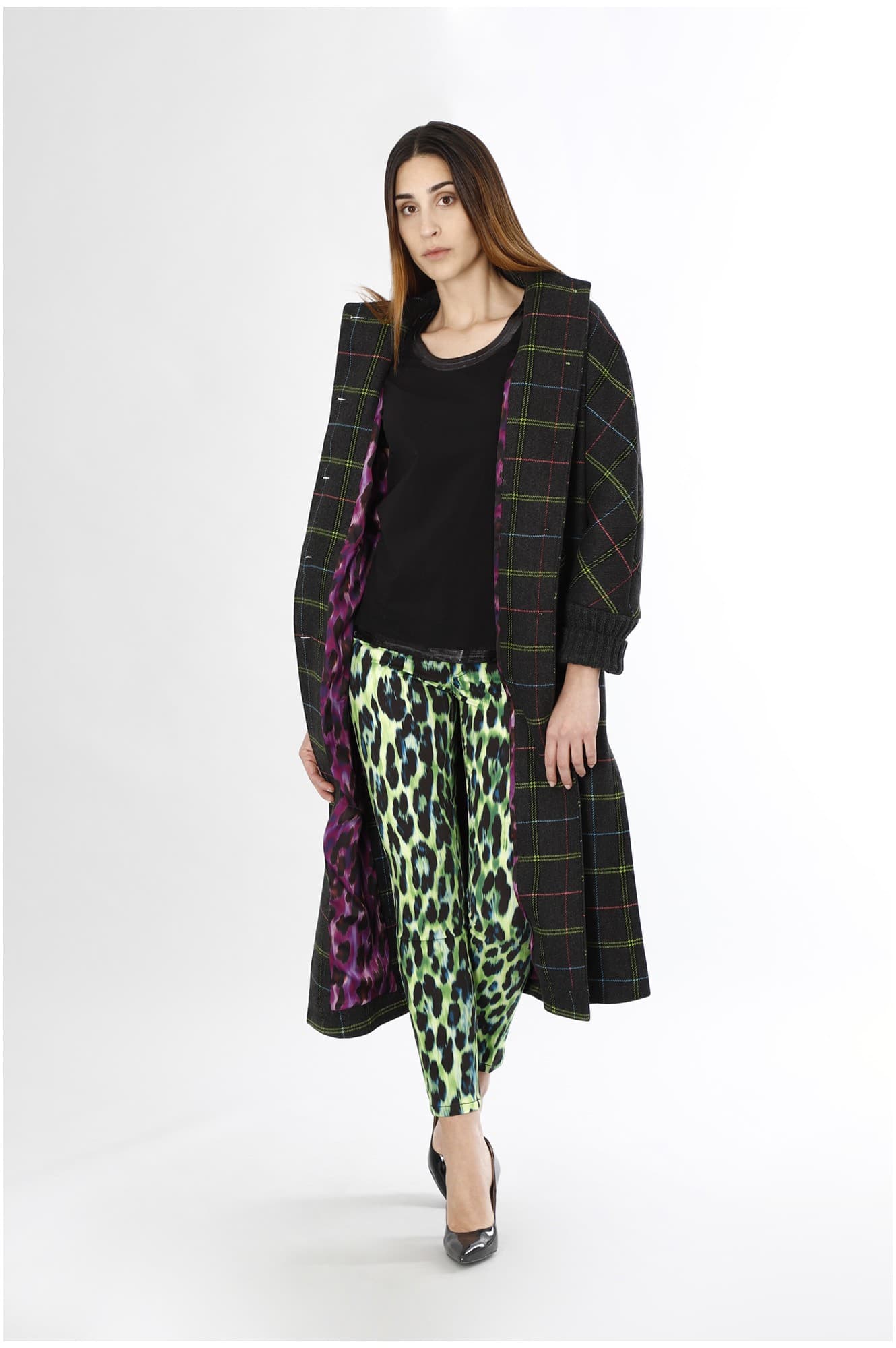 CAPPOTTO A QUADRI CON POLSI - 6