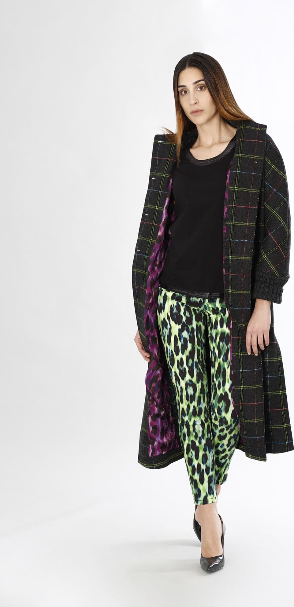 CAPPOTTO A QUADRI CON POLSI - 3