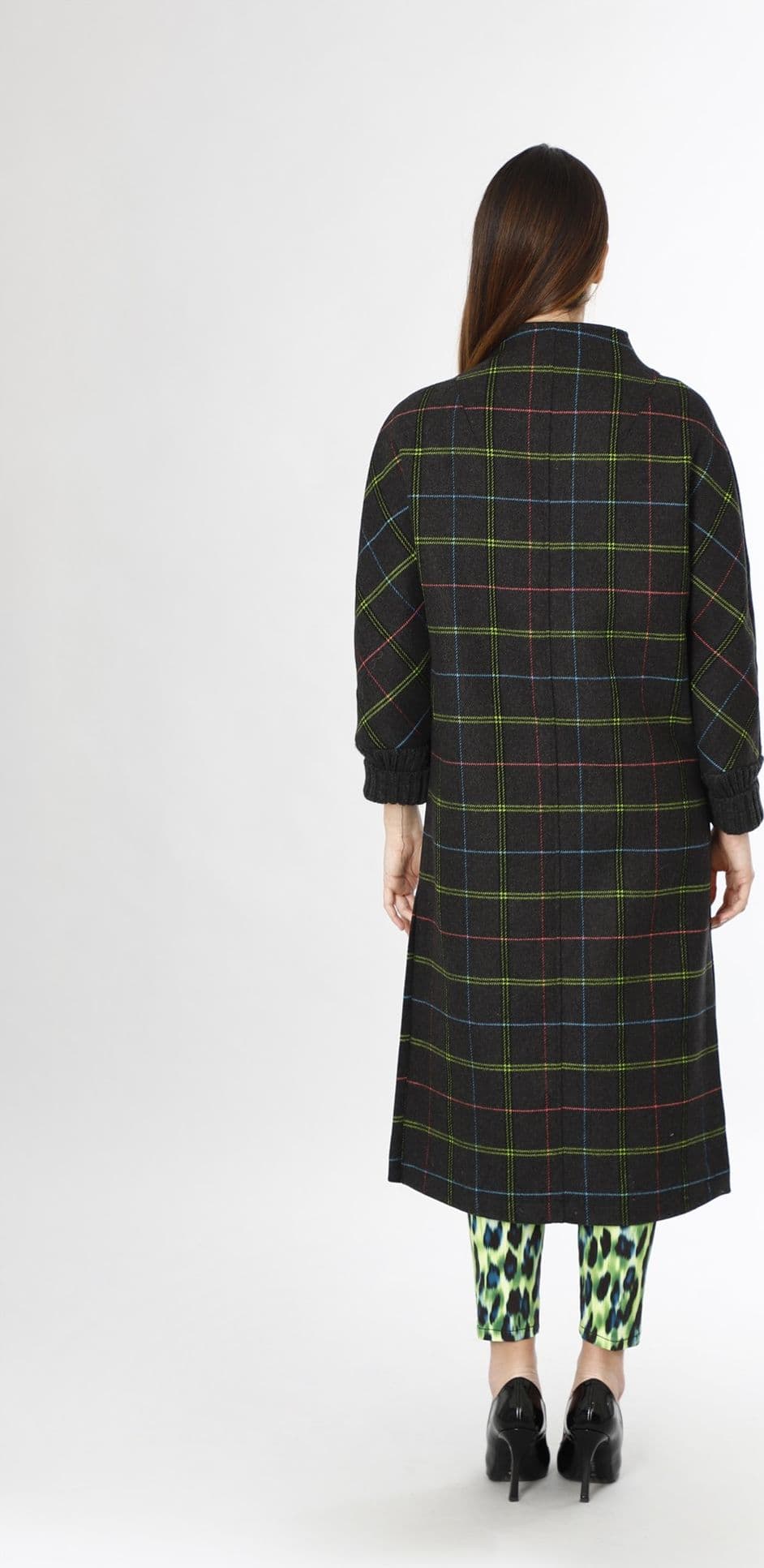 CAPPOTTO A QUADRI CON POLSI - 4