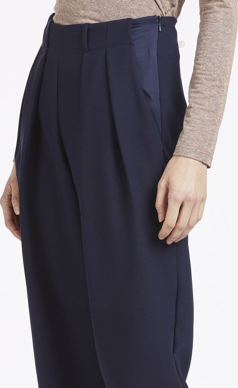 PANTALONE PALAZZO CON PIEGHE - 3