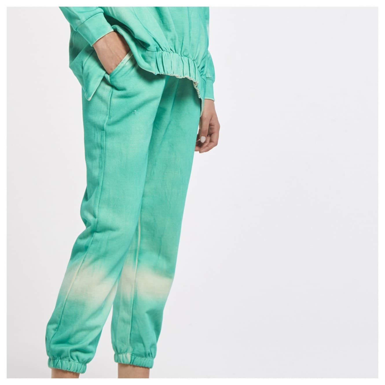 PANTALONE IN  FELPA SFUMATA - 3