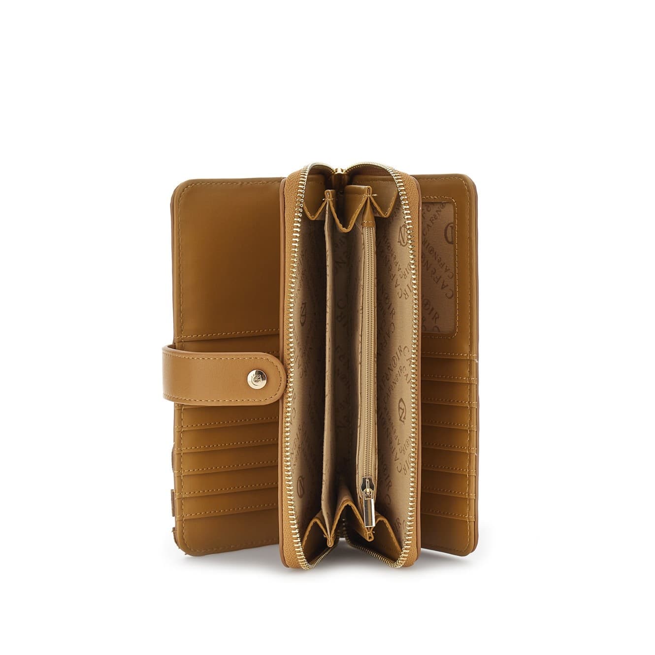 PORTAFOGLIO GRANDE CON ZIP IN  MATERIALE SINTETICO EFFETTO PELLE CON APPLICAZION - 2