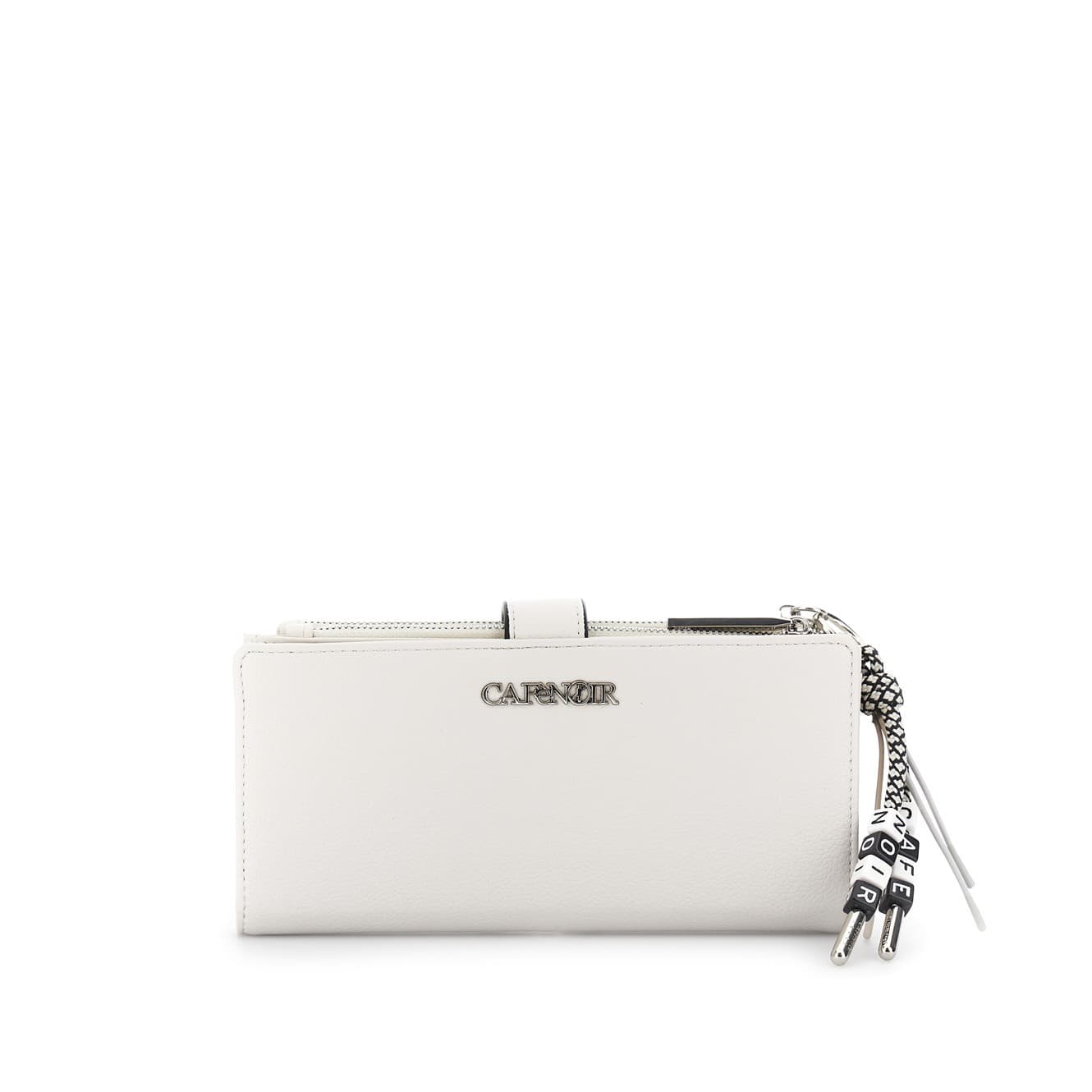 PORTAFOGLIO CON ZIP E IN SINTETICO EFFETTO PELLE ,CON TIRALAMPO  CHARM, COSTOLE - 4