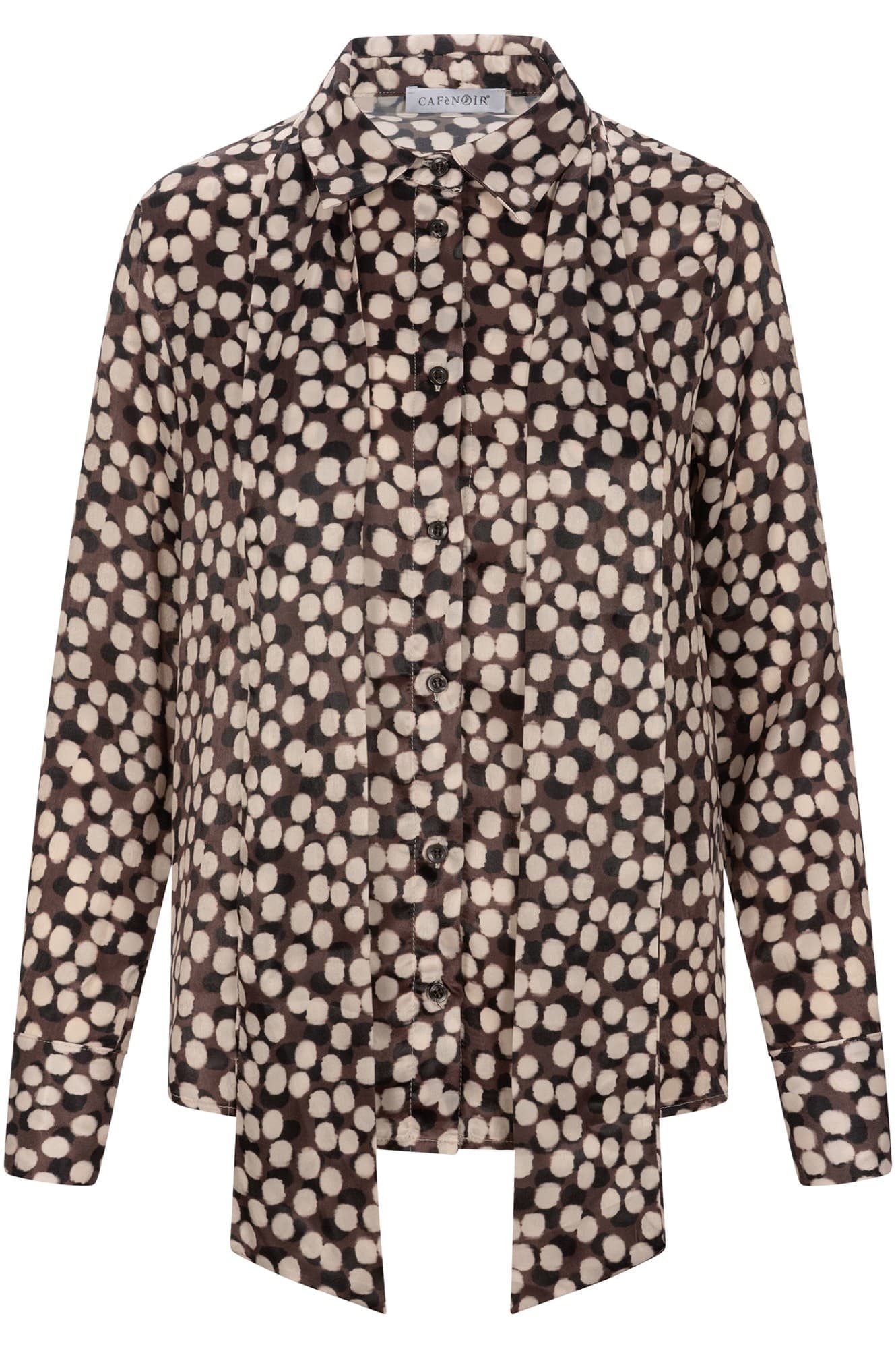 CAMICIA STAMPATA CON FUSCIACCA AL COLLO - 3