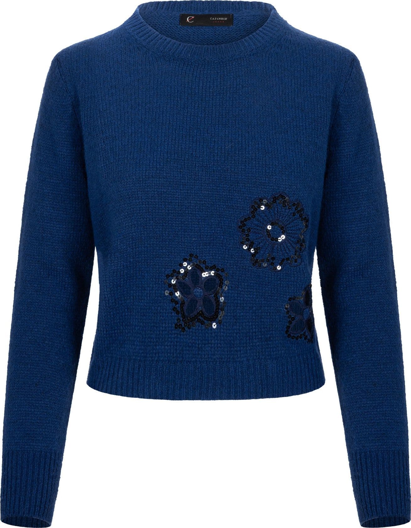 MAGLIA GIROCOLLO CON RICAMO - 3
