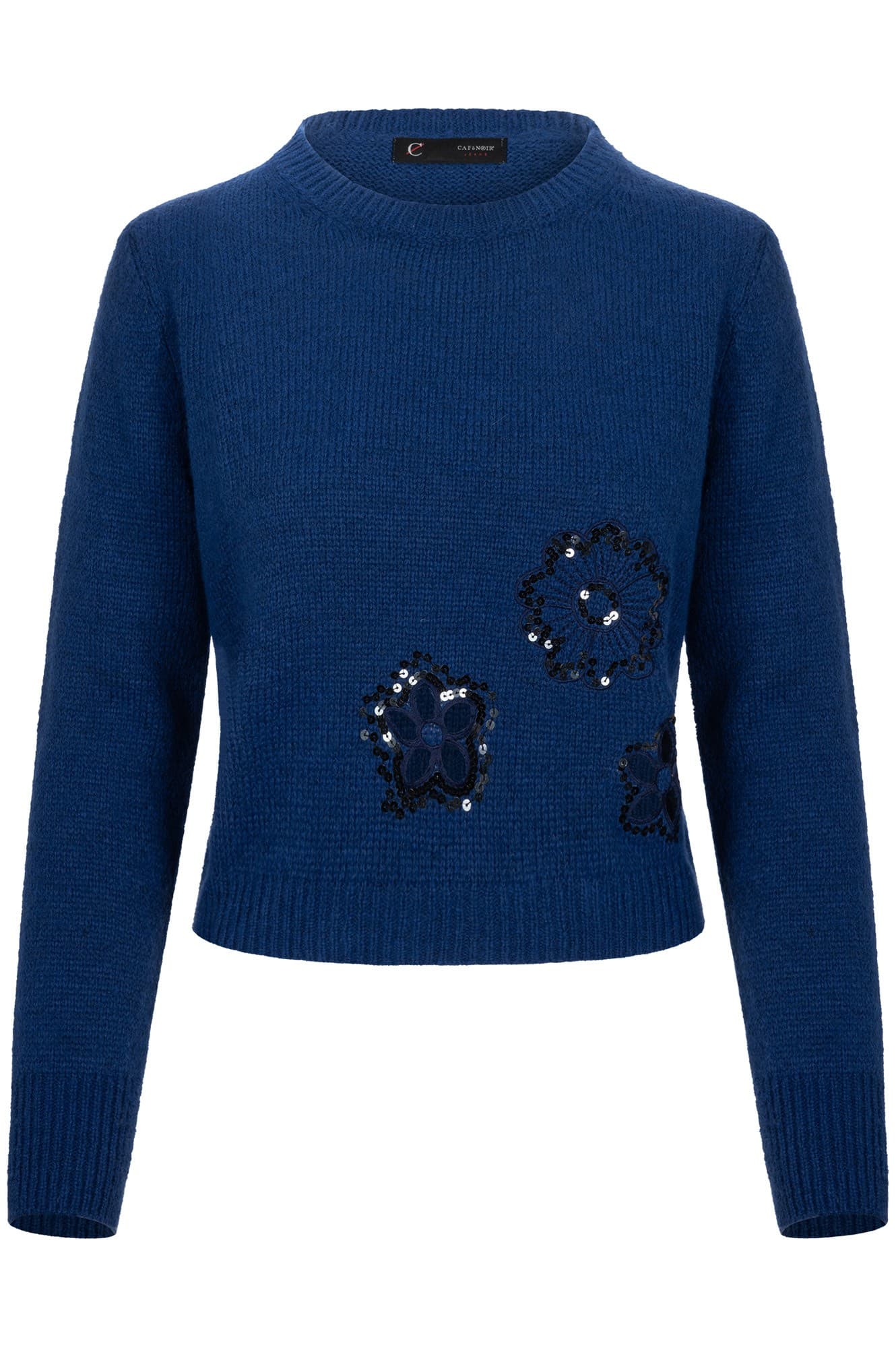 MAGLIA GIROCOLLO CON RICAMO - 3