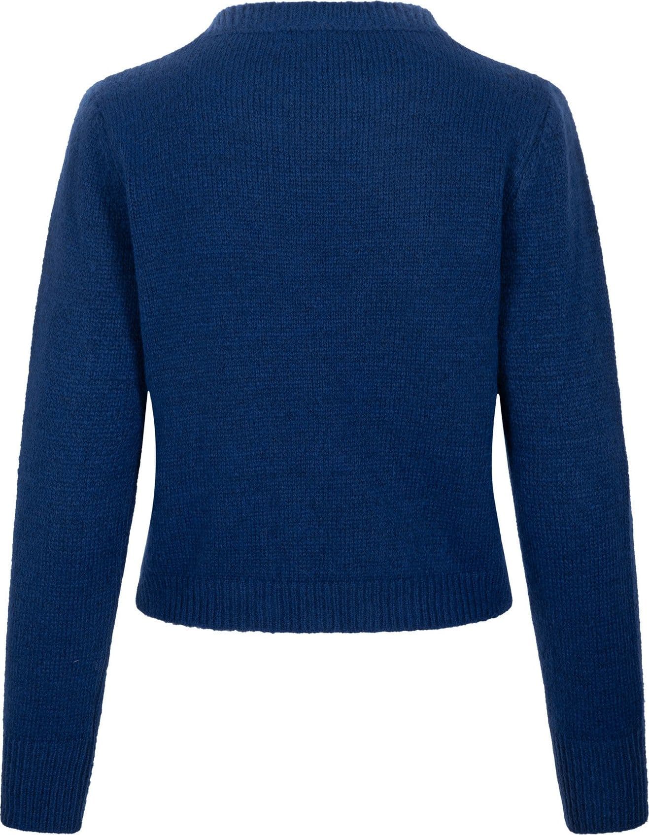MAGLIA GIROCOLLO CON RICAMO - 2