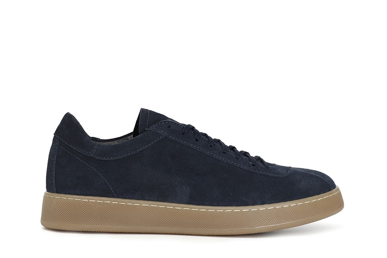 SNEAKERS IN PELLE SCAMOSCIATA - 1