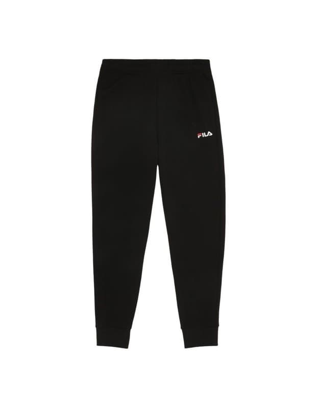 Pantaloni Jogging Donna Fila Lucera, Pantaloni Sportivi Morbidi ed Elastici Nero