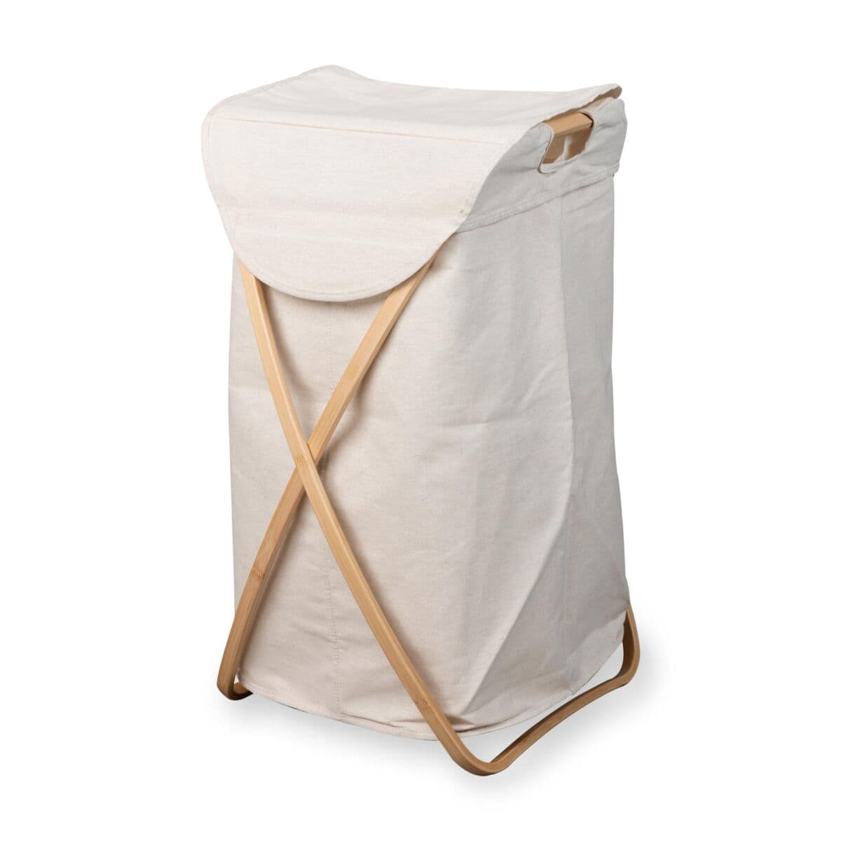 Cesto portabiancheria Quax Beige-Naturale - 2
