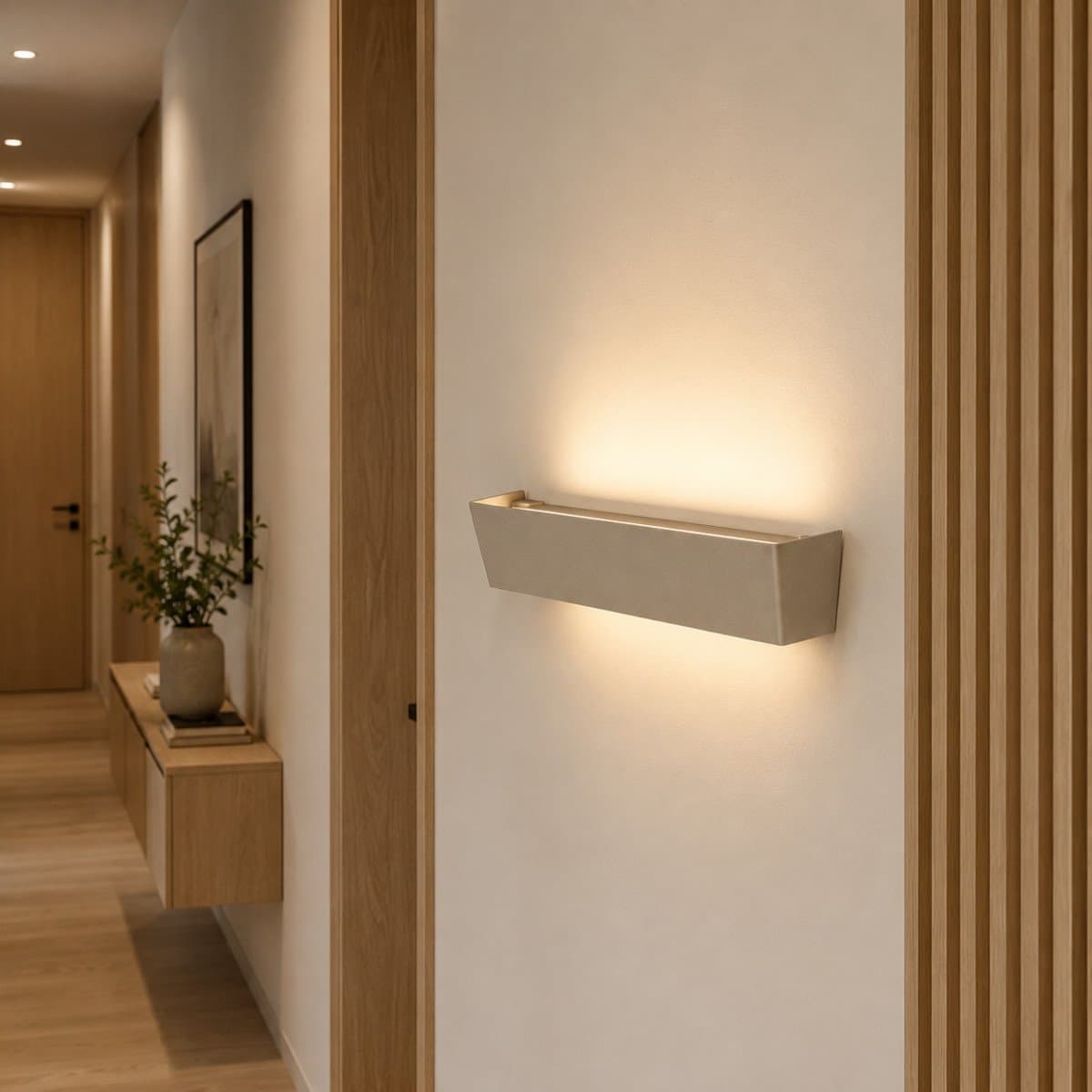 Applique moderno Top Light KING 1235 AG LED CCT SWITCH metallo biemissione - 3
