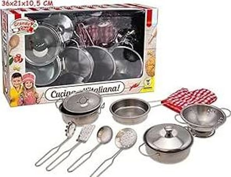 Teorema - Set Pentole in Metallo Grande Chef 9 pz - 1