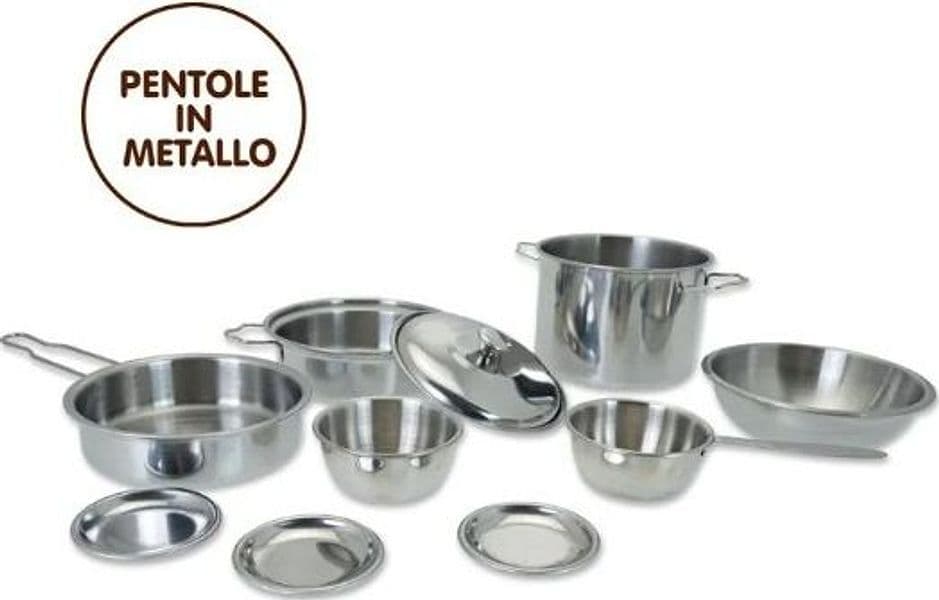 Teorema - Set Pentole in Metallo Grande Chef 9 pz - 2