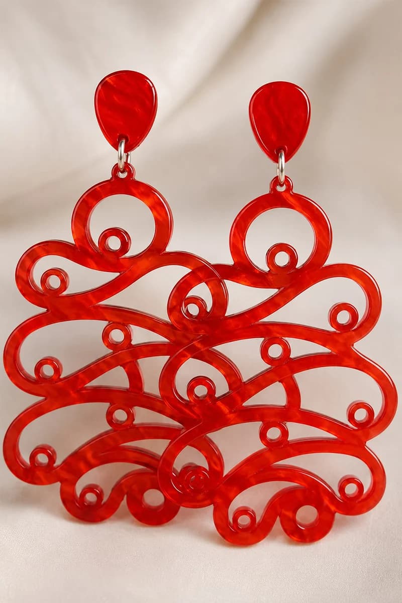 Orecchini pendenti Filigree Cascade - 3