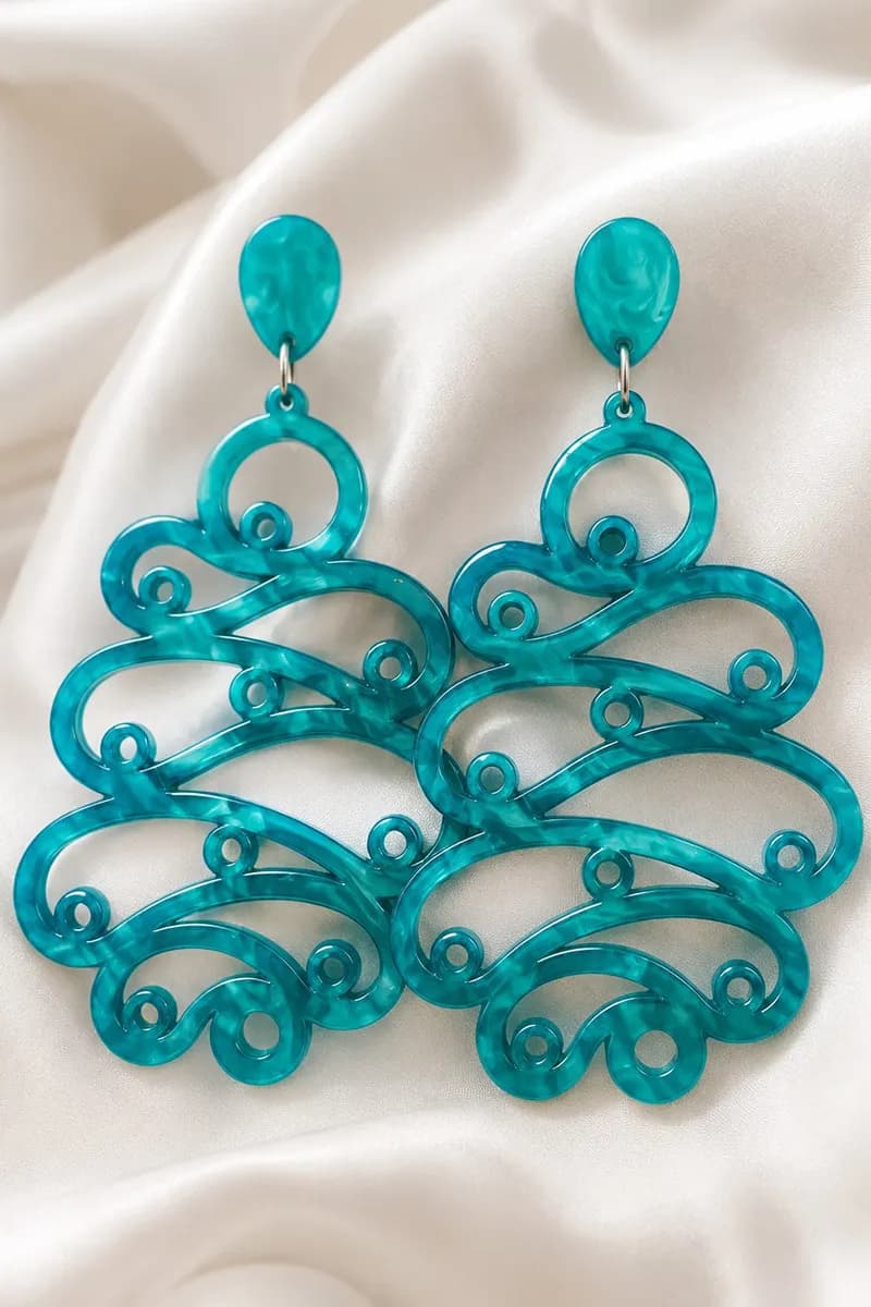 Orecchini pendenti Filigree Cascade - 3