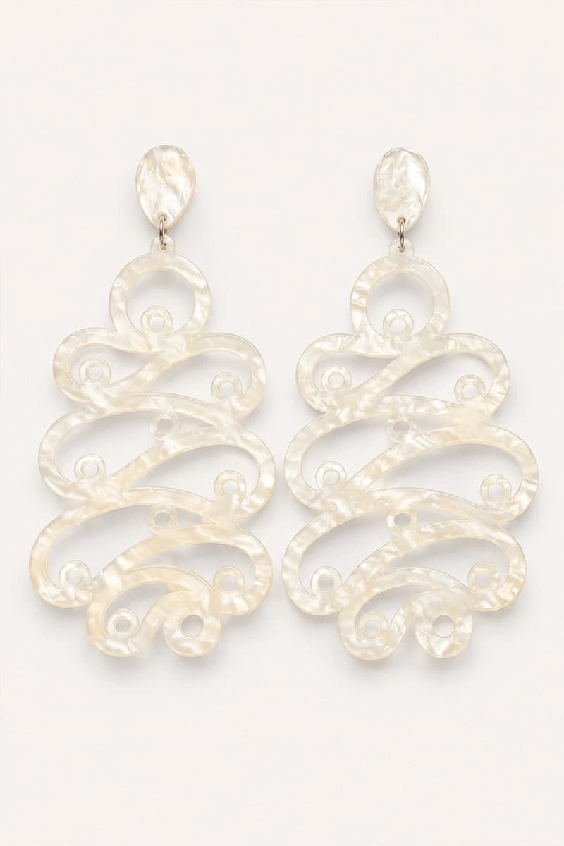 Orecchini pendenti Filigree Cascade - 2