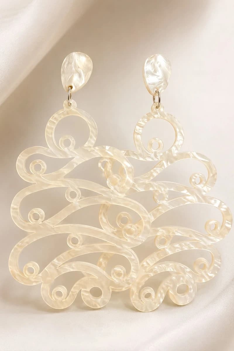 Orecchini pendenti Filigree Cascade - 3
