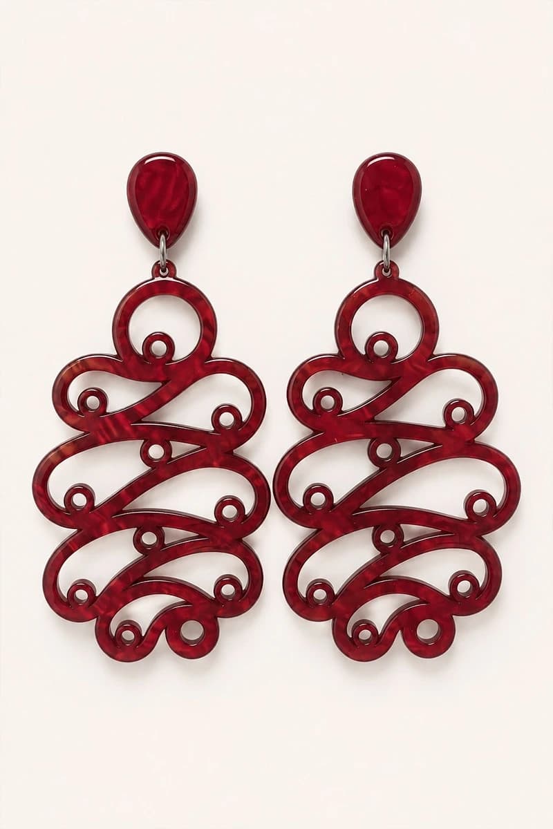Orecchini pendenti Filigree Cascade - 2