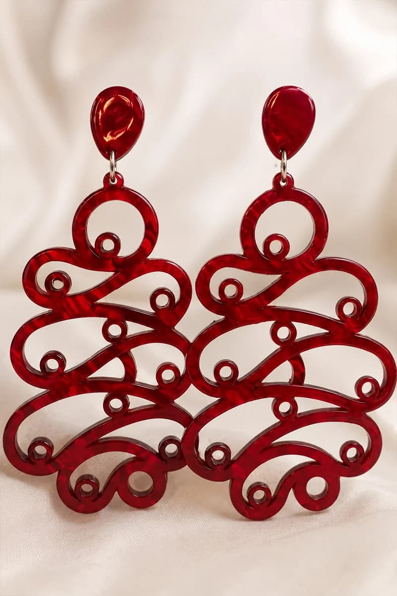 Orecchini pendenti Filigree Cascade - 3